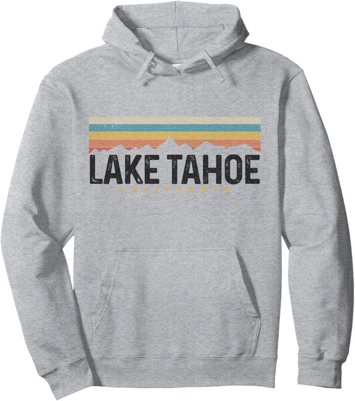 Lake Tahoe Kalifornien California USA Vintage Souvenir Pullover Hoodie