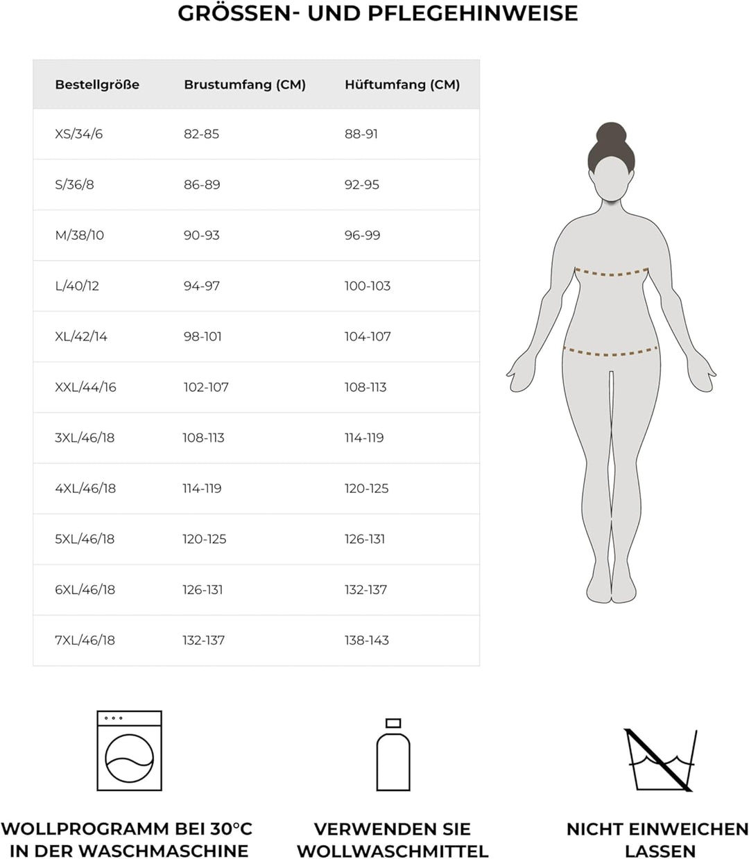 Dilling Midi Slip aus 100% natürlicher Merinowolle für Damen 36 Natur, 36 Natur