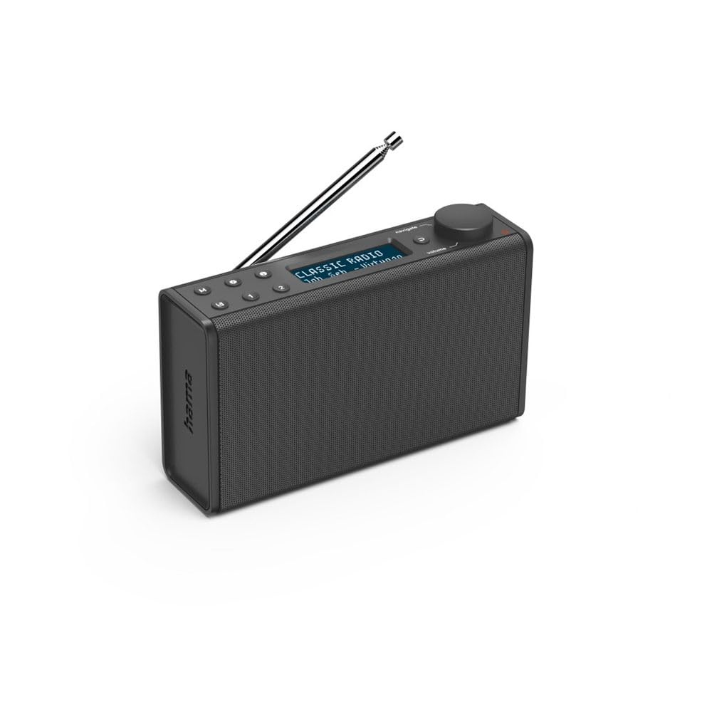 Hama Digitalradio batteriebetrieben Radio Batterie DR7USB FM DAB DAB+ Batteriebetrieben DAB Plus Rad