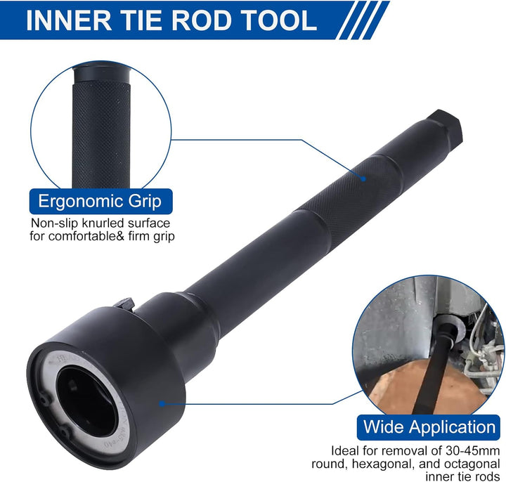 BOOMSTART Spurstangengelenk Werkzeug, 30-35 35-40 40-45mm Innere Spurstangen Werkzeug, Kugelgelenk A