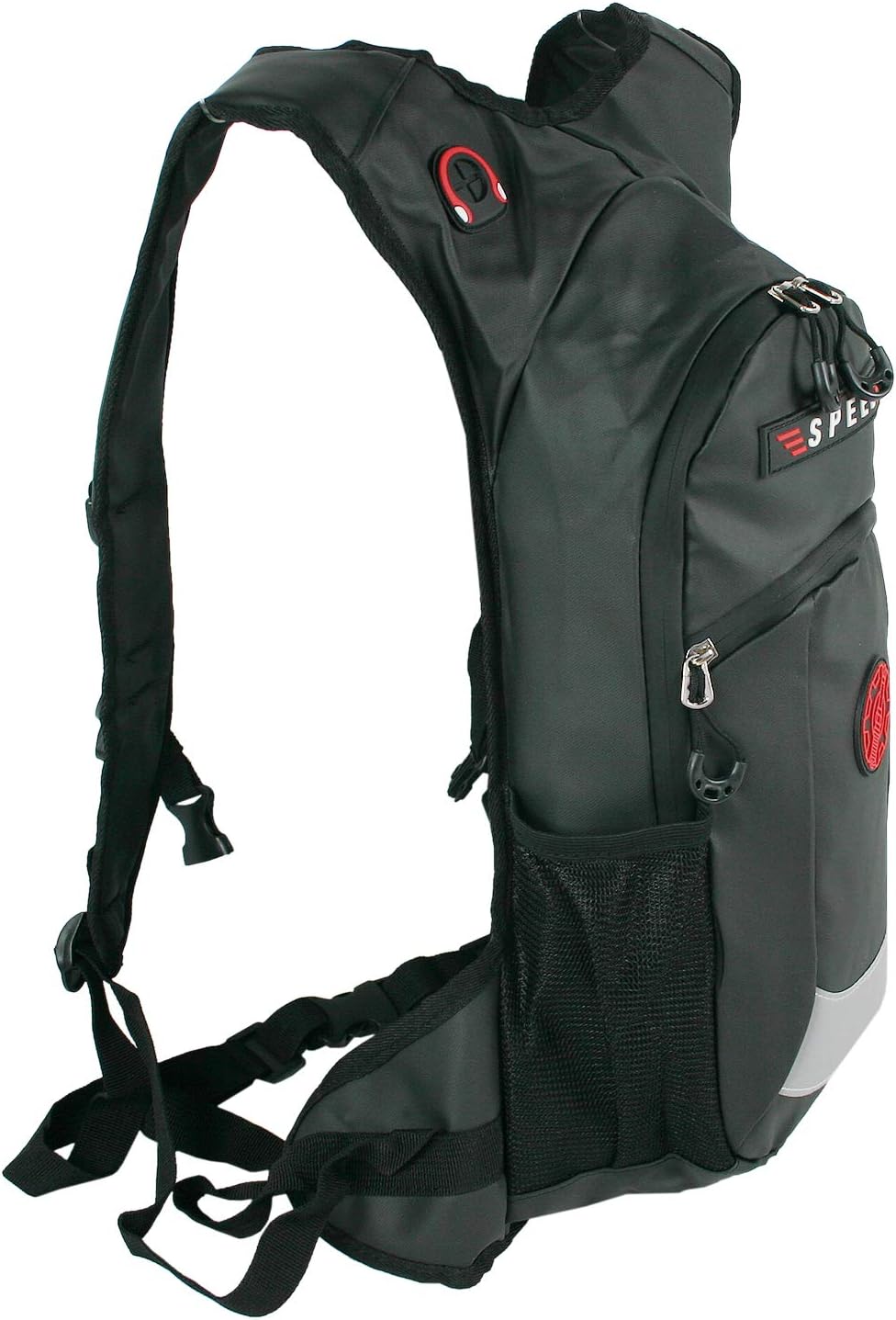 BAG STREET - wasserdichter Rucksack für Motorrad, Biker, Fahrrad, Sport, Outdoor - Schwarz