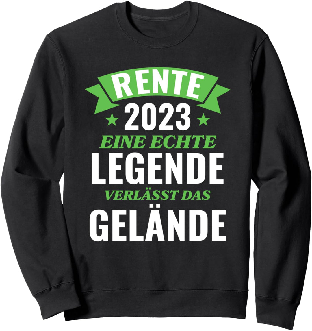 Rente 2023 Ruhestand 2023 Rentner Pension Lustig Sweatshirt