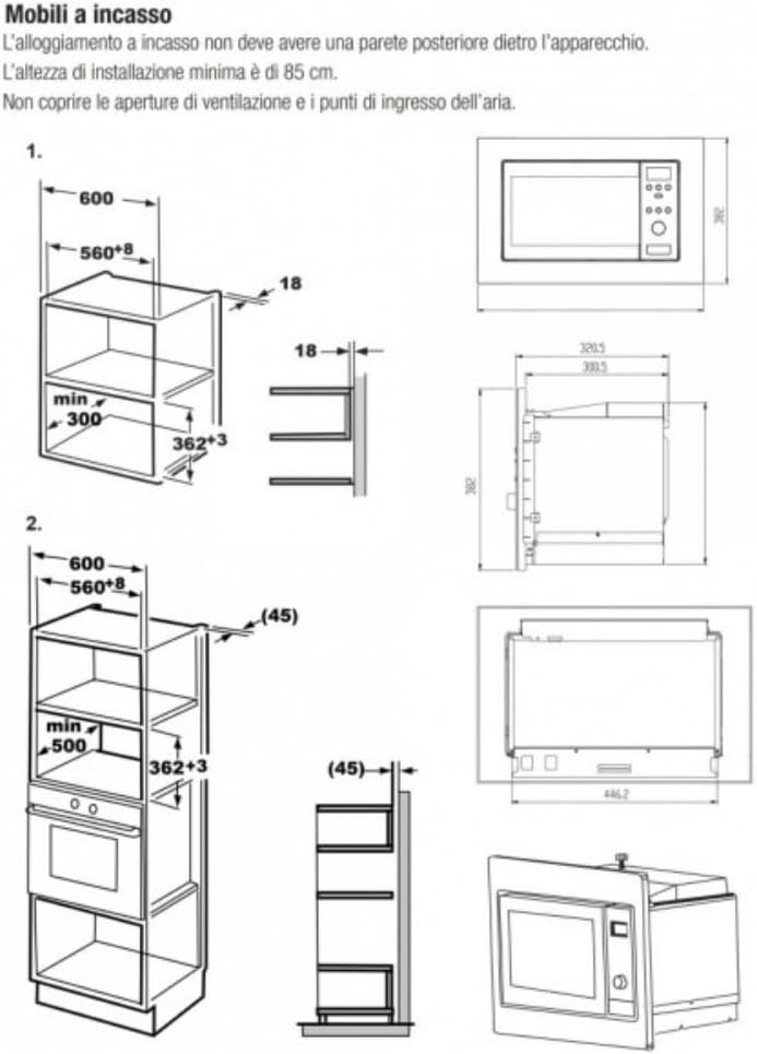 Beko Mikrowelle MOB17131X