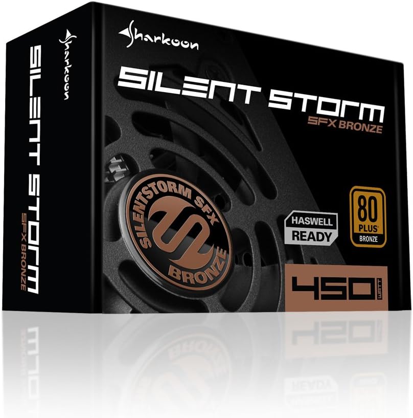 Sharkoon SilentStorm SFX Bronze PC-Netzteil (450 Watt, SFX)