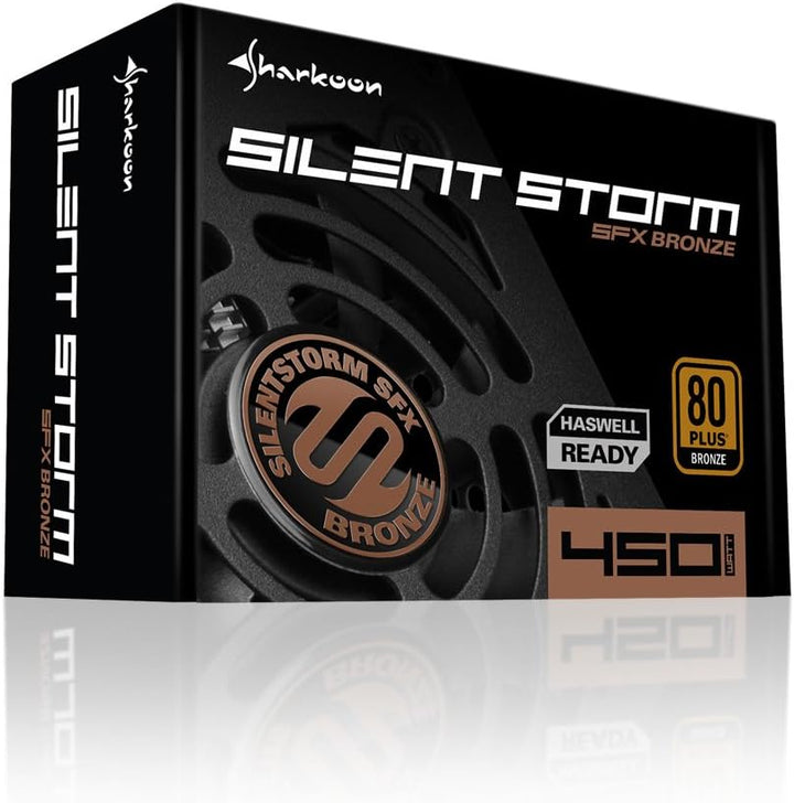 Sharkoon SilentStorm SFX Bronze PC-Netzteil (450 Watt, SFX)
