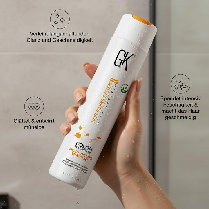 GK HAIR Global Keratin Moisturizing Shampoo (10.1 Fl Oz/300ml) Sulfate und Parabene Pflegt das Haar