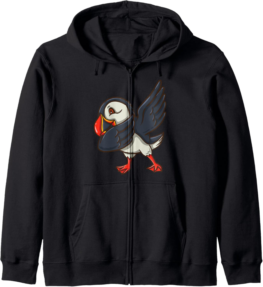 Dabbing Papageientaucher Kapuzenjacke