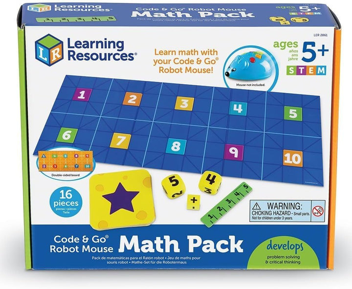 Learning Resources Code & Go Mathe-Set für die Robotermaus