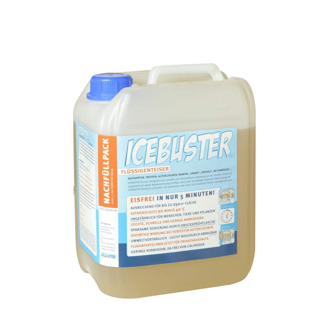5 Liter Flüssigenteiser ICEBUSTER im Nachfüll-Set - salzfrei