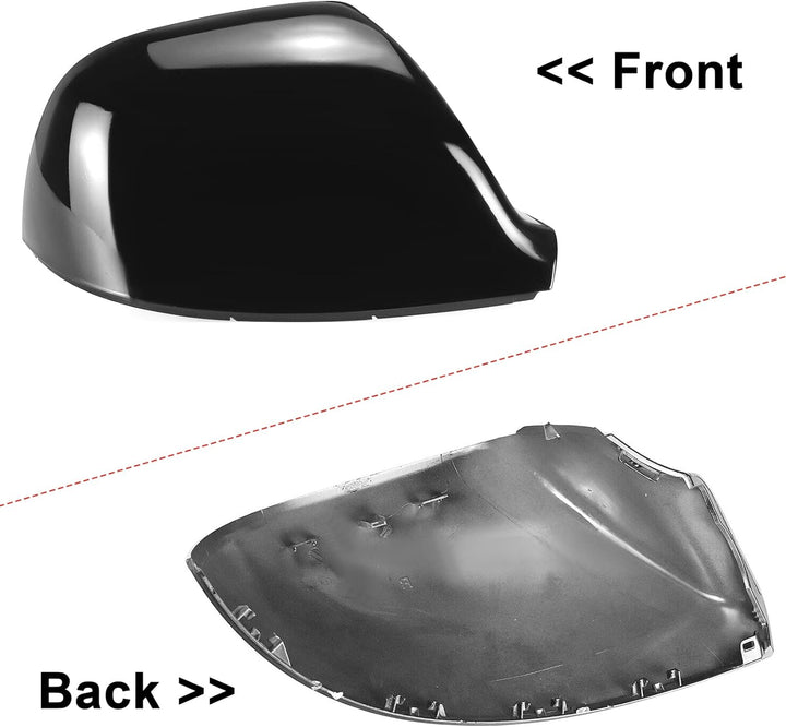Auto Spiegelkappen, 1 Paar Auto Tür Aussenspiegelkappe Rückspiegelkappe Seitenspiegel Abdeckungen fü