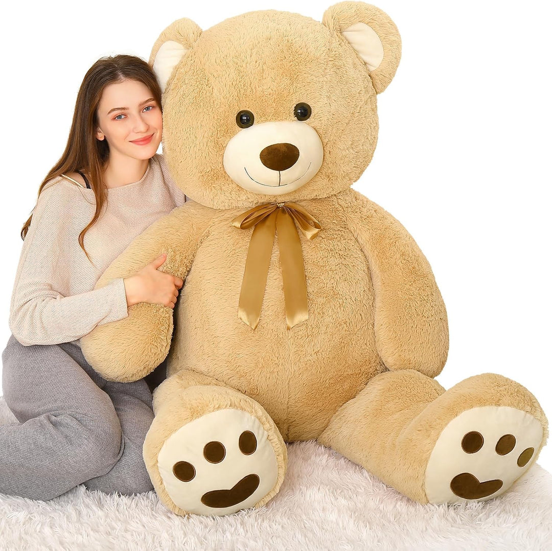 MorisMos 150cm riesen Teddy XXXL, weich gross teddybär XXL,süss kuschelbär plüschbär als Geschenk fü
