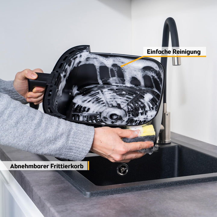 TZS First Austria Air Fryer 8 L | 80-200°C | Mechanische Steuerung | Antihaftbeschichtung | 1700 W |