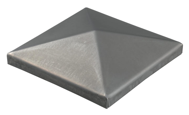 Alberts 866952 Pfostenkappe für Vierkantmetallpfosten | zum Anschweissen | Stahl | 80 x 80 mm | 10er