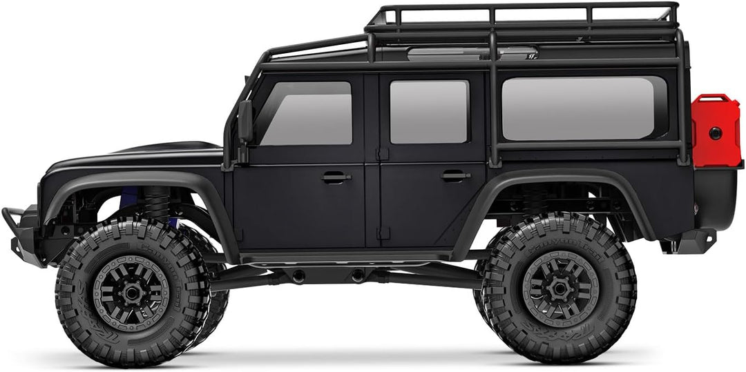 TRAXXAS TRX-4M schwarz 1/18 4x4 LD Land Rover Defender Scale Crawler inkl. Akku Lader 4WD RTR