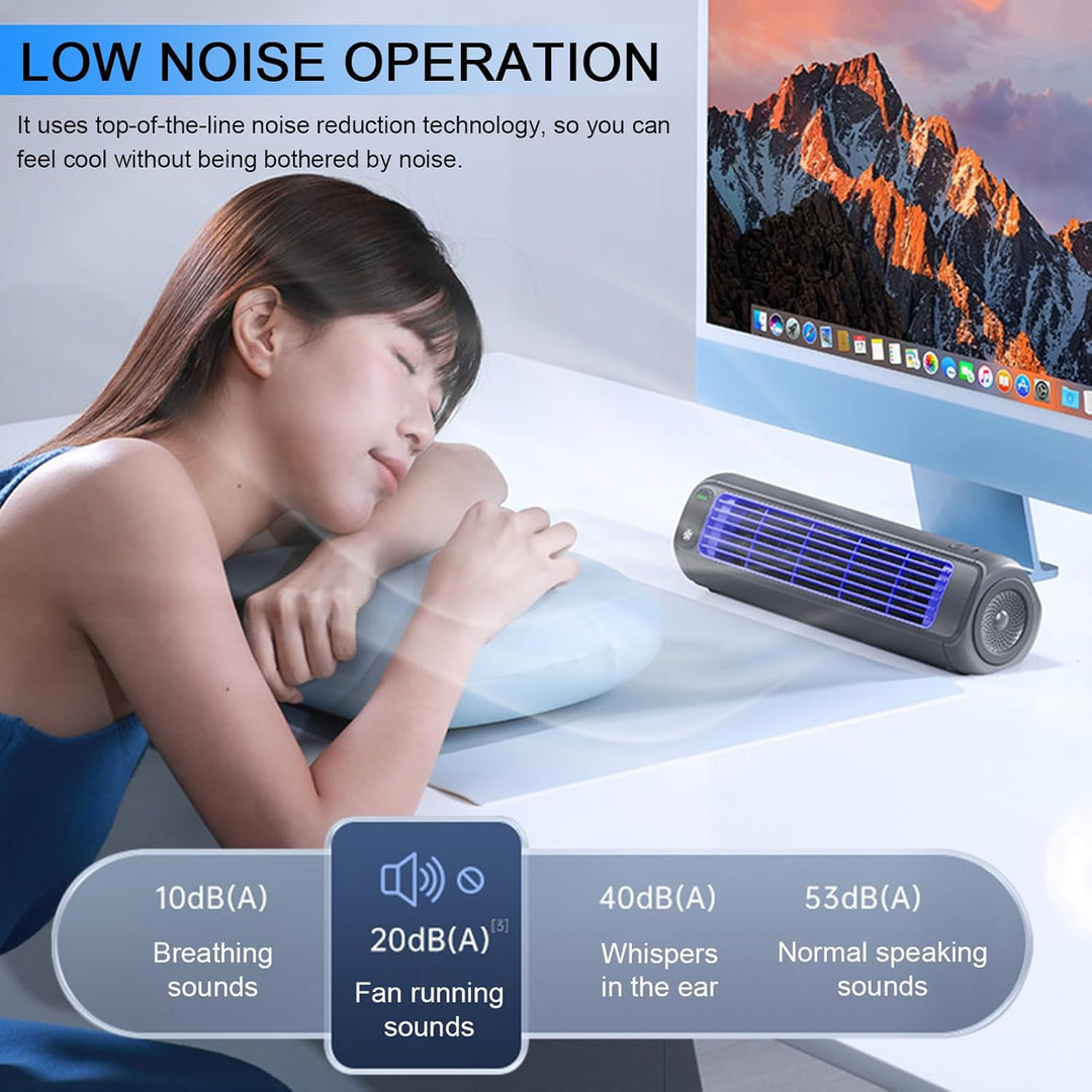 Festberg Cooling Ace ﻿Wand Klimagerät – 3-stufiger, Mobile Air Cooler | ﻿Wand wiederaufladbar Kabell
