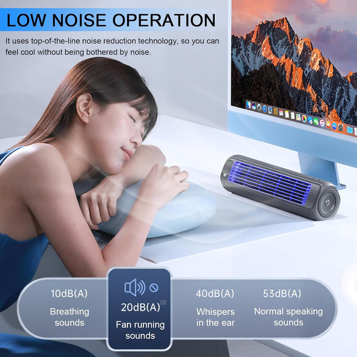 Festberg Cooling Ace ﻿Wand Klimagerät – 3-stufiger, Mobile Air Cooler | ﻿Wand wiederaufladbar Kabell