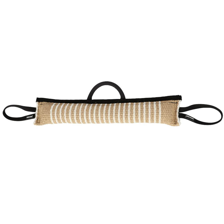 Dingo Gear Beisswurst aus Jute EXTRA Stark Zwei Halter mit Grirff 60 cm x 8 cm K9 IGP IPO Training H