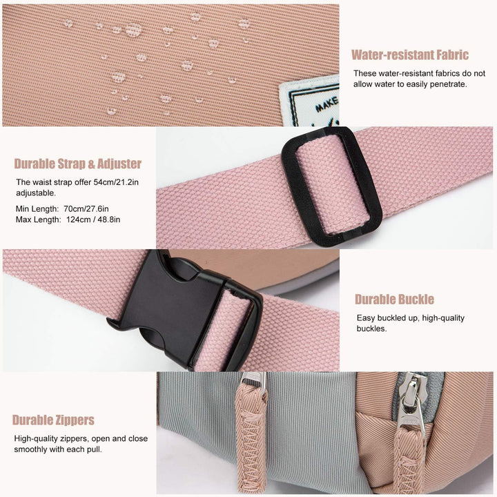 Wind Took Bauchtasche Gürteltasche Brusttasche Stylisch gross Hüfttasche Sport Handytasche mit Kopfh