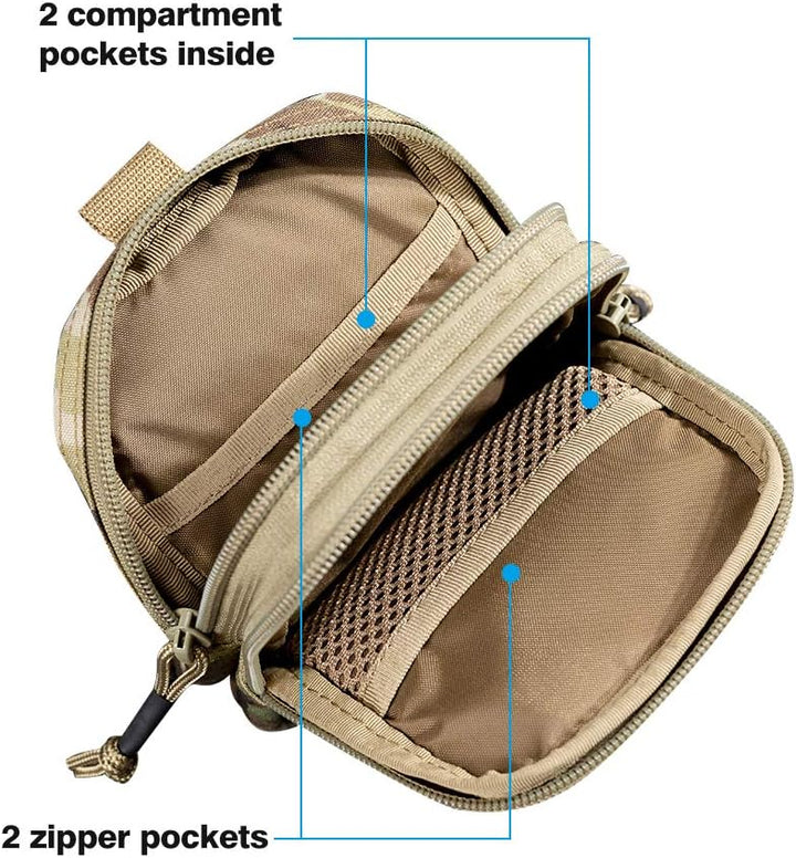 EXCELLENT ELITE SPANKER Taktische Molle Hüfttaschen Nylon EDC Tasche Handytasche Hüfttasche für iPho