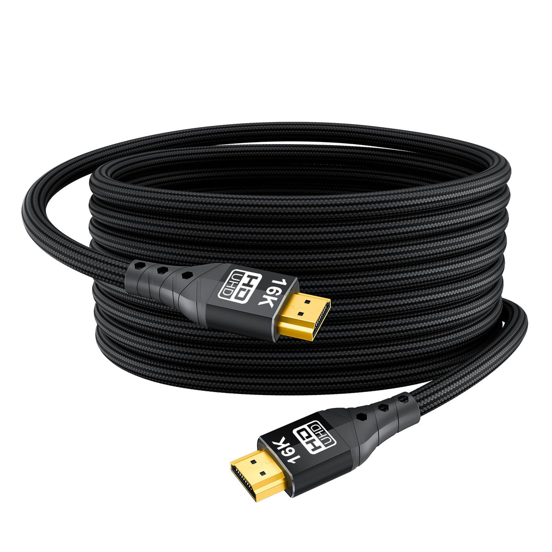 ZIKNYDO HDMI 2.2 Kabel 5m (96Gbps, 16K/10K/8K/4K, Dynamic HDR, HDR10+, Dolby Vision, Dolby Atmos, DT