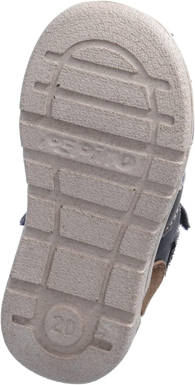 PEPINO Ricosta Mädchen und Jungen Kletthalbschuhe KASPI,Halbschuhe,WMS:Mittel, Blau 180