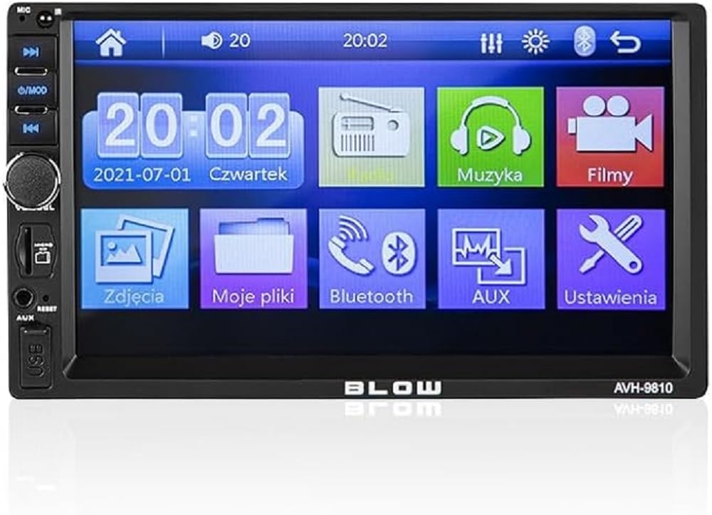 BLOW Radio AVH-9810 2DIN 7
