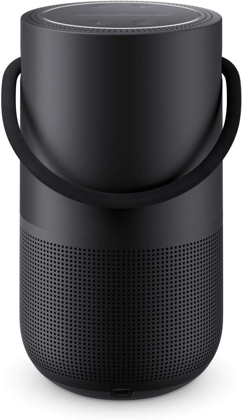 Bose Portable Smart Speaker – mit integrierter Alexa-Sprachsteuerung, in Schwarz, Schwarz