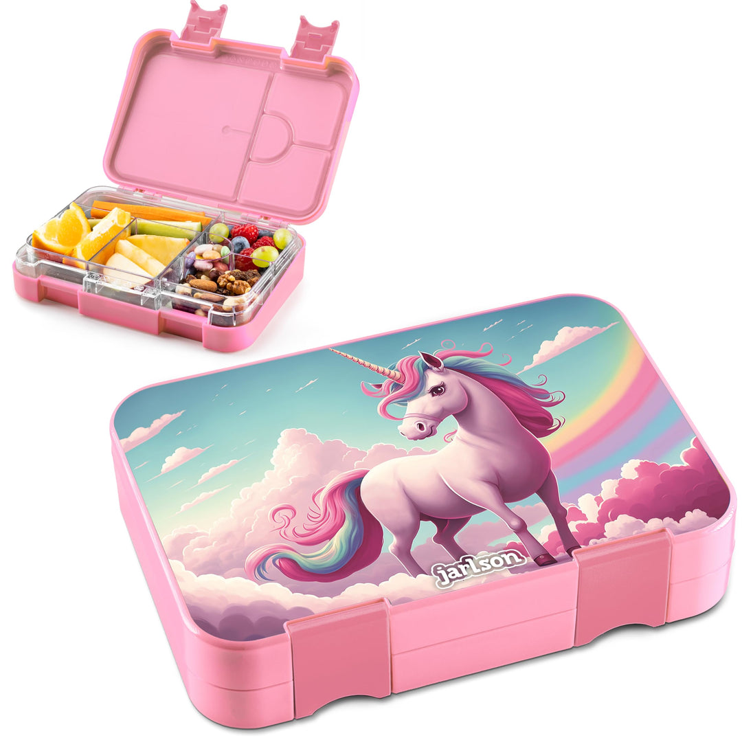 Jarlson® Brotdose für Kinder mit 6 Fächern TONI - Lunchbox - Bento Box auslaufsicher – Jausenbox für