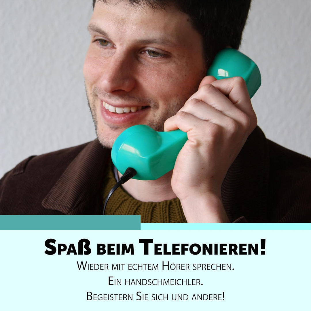Opis 60s Micro - Retro Handyhörer für Android Smartphones, Tablets, Notebooks und Handys in der Form