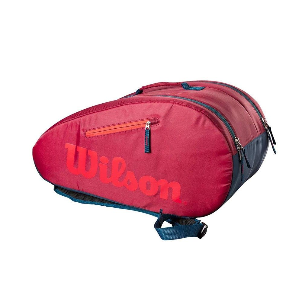 Wilson Padel-Tasche für Kinder und Jugendliche, Junior Padel Bag, Für bis zu 3 Schläger No Size Rot/
