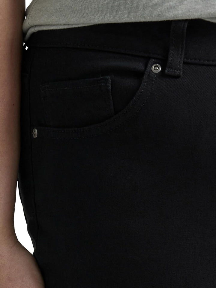 Lee Damen Regular Fit Bootcut Jeans 10 Medium Schwarz, 10 Medium Schwarz