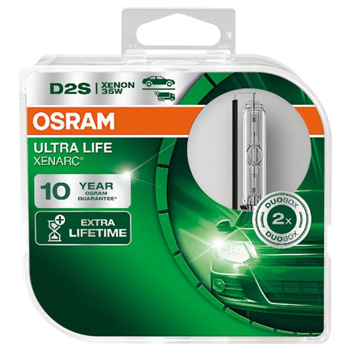 Osram XENARC ULTRA LIFE D2S HID Xenon-Brenner, Entladungslampe, 66240ULT-HCB, Duobox (2 Stück) ULTRA
