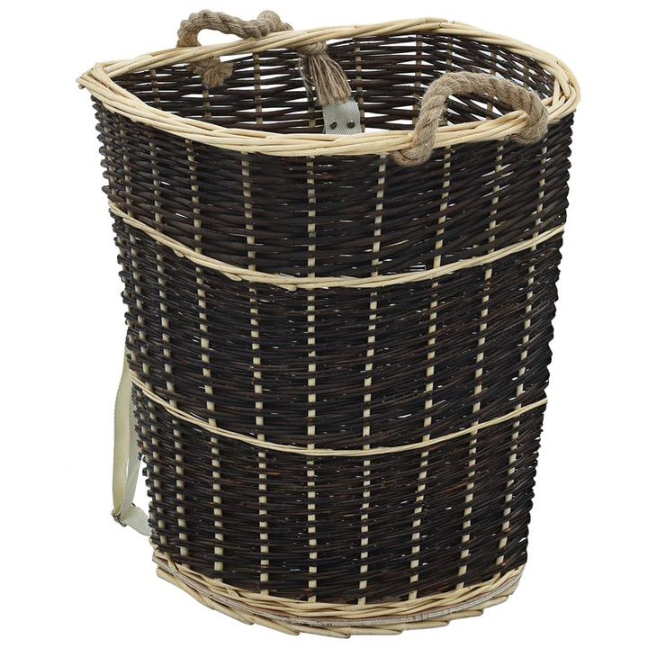 Kiepe mit Tragegurt aus Natur Weide 57 x 51 x 69 cm Rückentragekorb Winzerkiepe Weidenkiepe Huckelko
