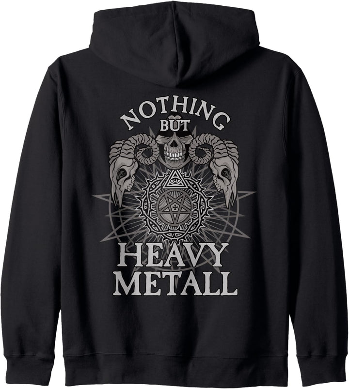 Nothing But Heavy Metal I Retro Metal I Heavy Metal Gitarre Kapuzenjacke