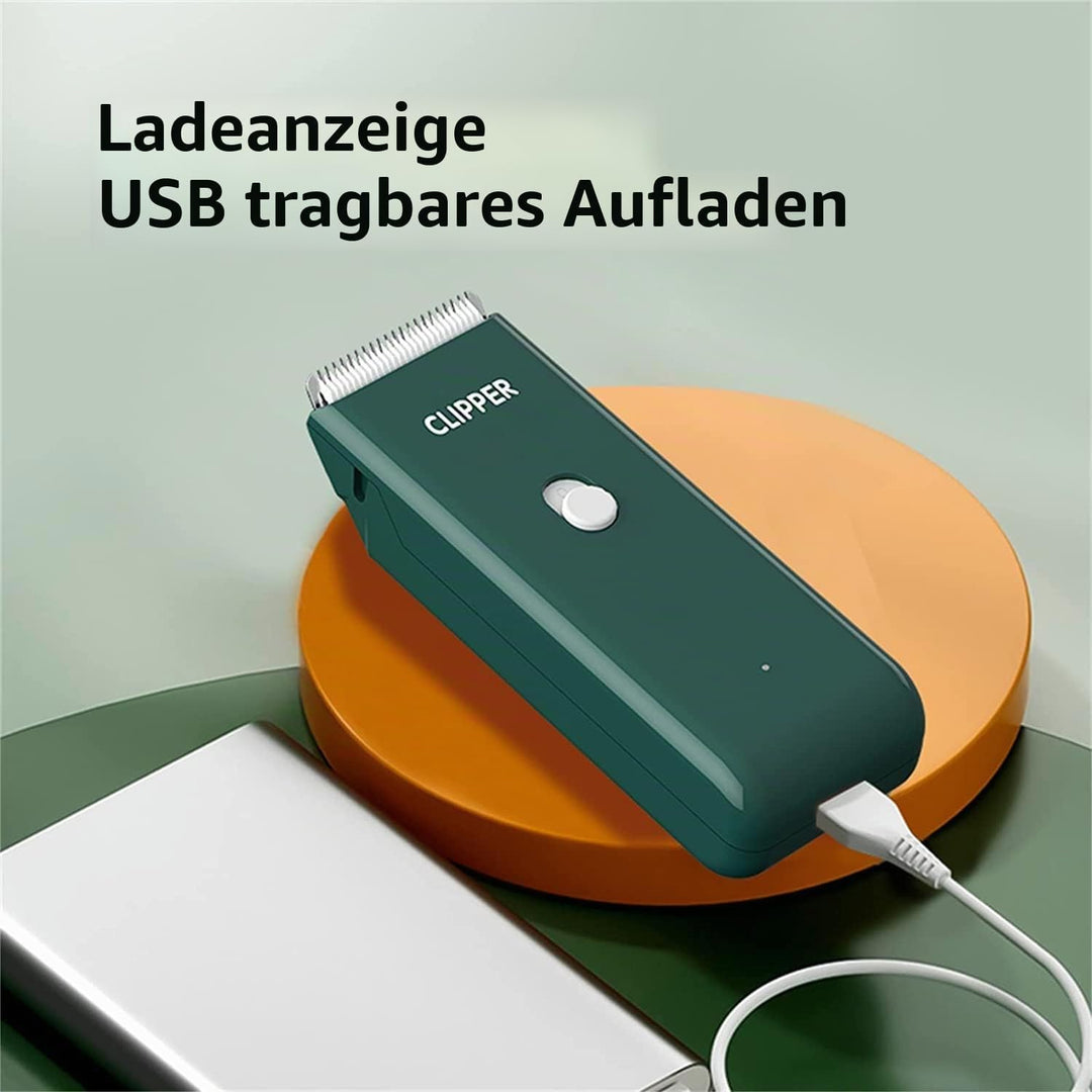 ENSSU Hundeschermaschine, kabelloses, wiederaufladbares Hundepflege-Set Katzenhaarschneidemaschine f