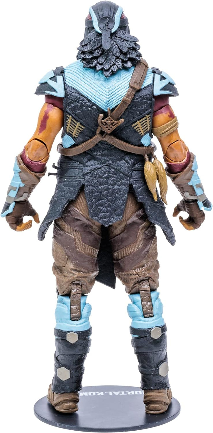 McFarlane Mortal Kombat Actionfigur Nightwolf 18 cm, Mehrfarbig Modern, Modern