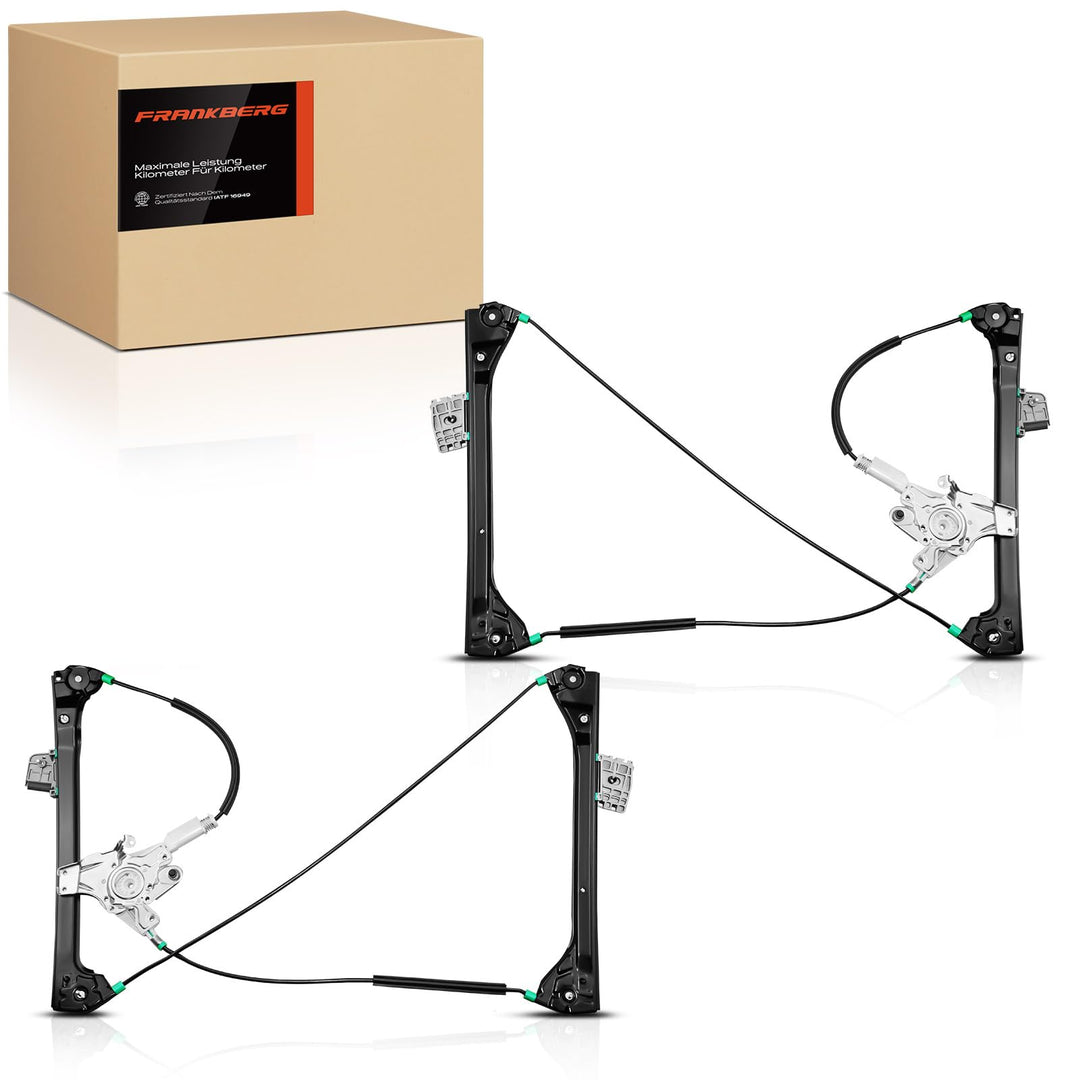 Frankberg 2X Fensterheber Vorne Links Rechts Kompatibel mit 3er Cabriolet 3er Coupe E46 1999-2006 51