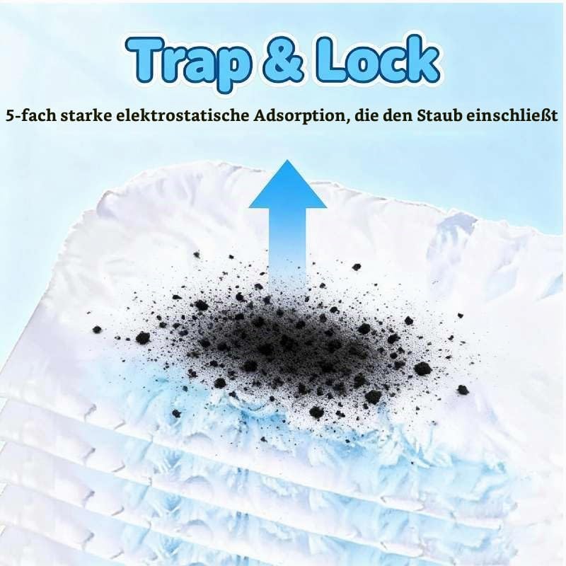 52 Stück Staubmagnet Kompatibel mit Swiffer Mikrofaser Staubmagnet Nachfüllpack, Einweg Staubwischer