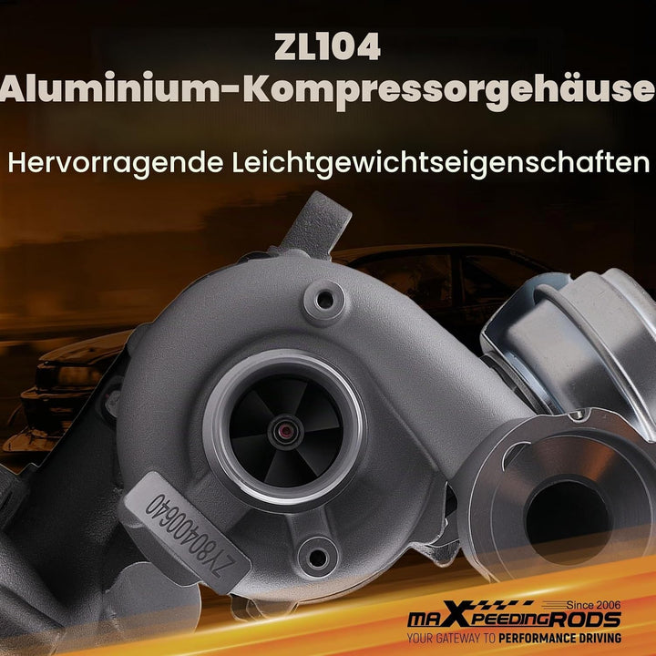 maXpeedingrods Turbolader für A3 8P Sportback Golf V GT 2.0 TDI AZV BKD 140PS 03G253010JX
