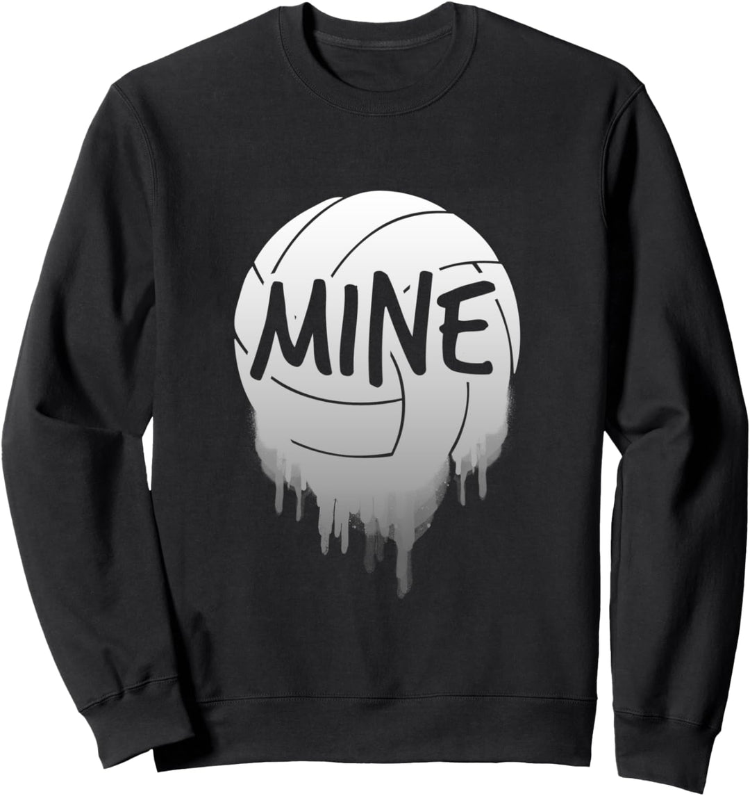 Mine Volleyball Leidenschaft Aufschlag Training Passen Sweatshirt