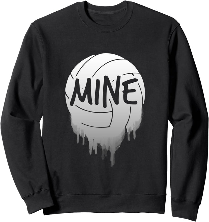 Mine Volleyball Leidenschaft Aufschlag Training Passen Sweatshirt