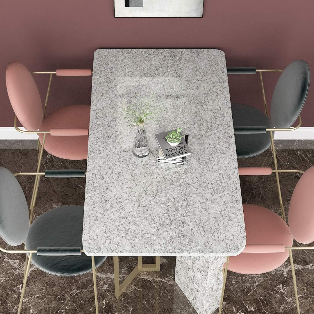 Livelynine 5M X 60 CM Breit Klebefolie Möbel Marmor Folie Selbstklebend Granit Deko folie für Tisch
