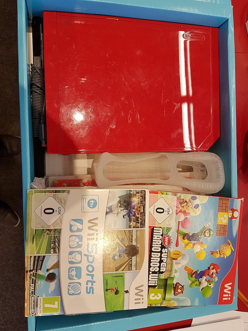 Nintendo Wii "Jubiläums Pak" - Konsole inkl. Wii Sports, New Super Mario Bros. Wii, Donkey Kong (Ori