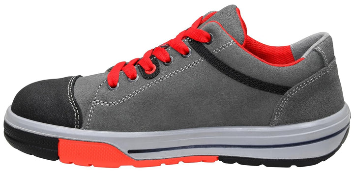 ELTEN Sicherheitsschuhe VINTAGE Pirate Low ESD S3, Herren, Leder, Stahlkappe, leicht, sportlich, Gra