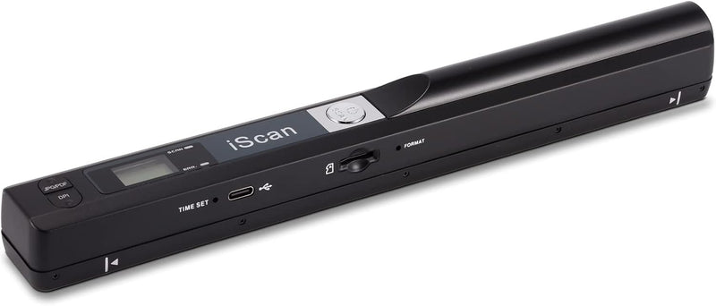 AOZBZ Portable Document Scanner Dokumentenscanner, 900DPI Mobile USB Handscanner A4 Farb Photo Scann