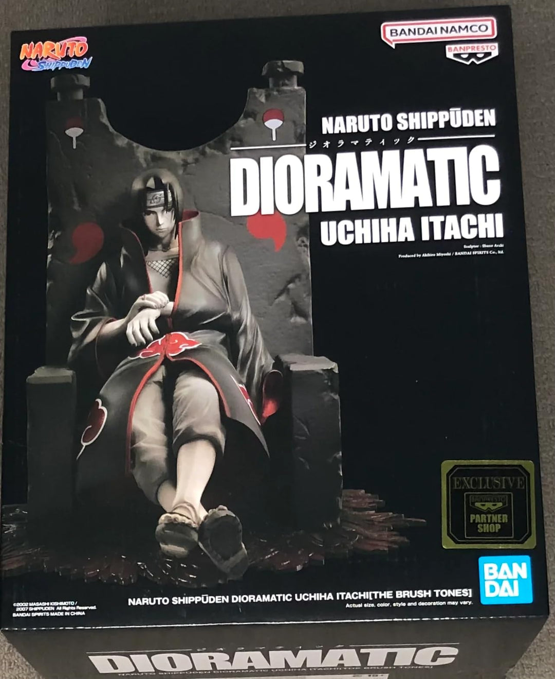 BANPRESTO Naruto Shippuden - Itachi (The Brush Tones) -Figurine Dioramatic 17cm