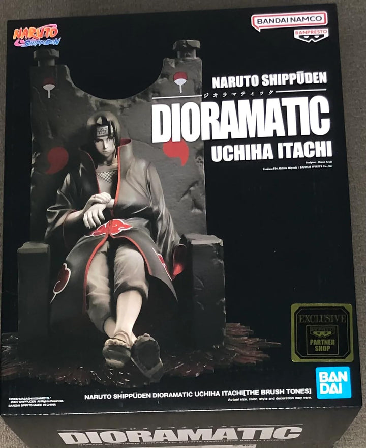 BANPRESTO Naruto Shippuden - Itachi (The Brush Tones) -Figurine Dioramatic 17cm