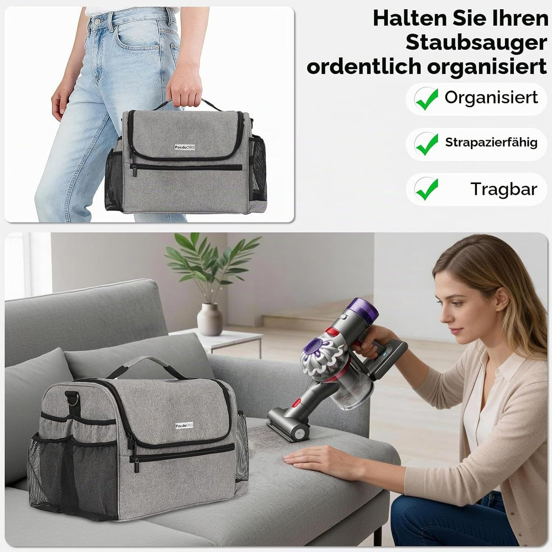 Vakuum-Aufbewahrungstasche für Auto und Boot, kompatibel mit Dyson V7 – V15 – Organizer-Tasche für k