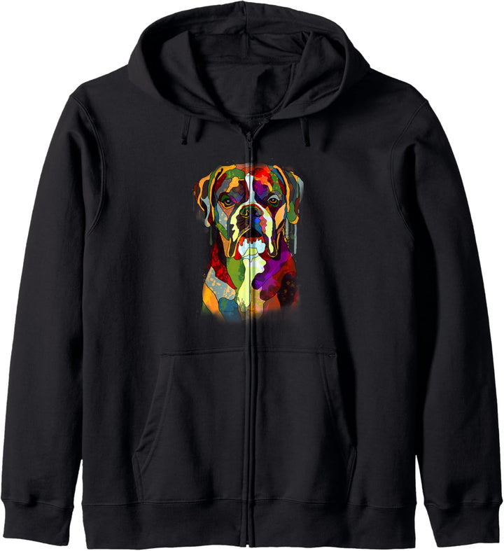 Boxer Hund für eine Boxer Mama Kapuzenjacke