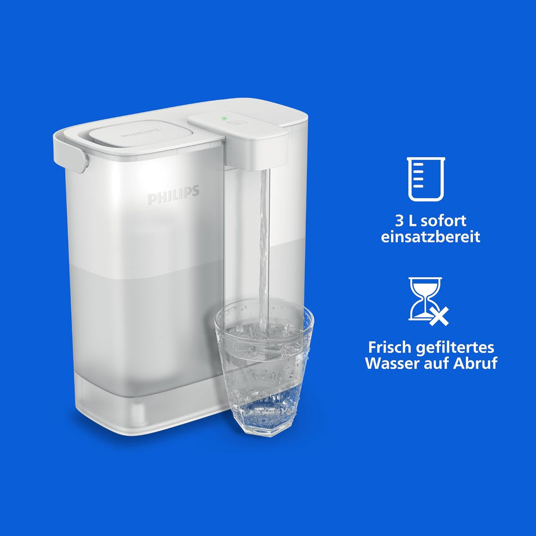 Philips Water Ersatzfilter für Wasserdispenser mit gefiltertem Wasser auf Knopfdruck – 3er-Pack, Ant